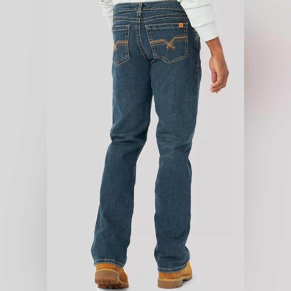 Wrangler‎ 20X FR Flame Resistant Rugged Relaxed Fit Jeans Size 44x30 Workwear